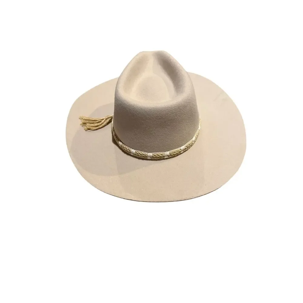 Anthropologie Wyeth Riverside Trimmed Rancher Hat O/S